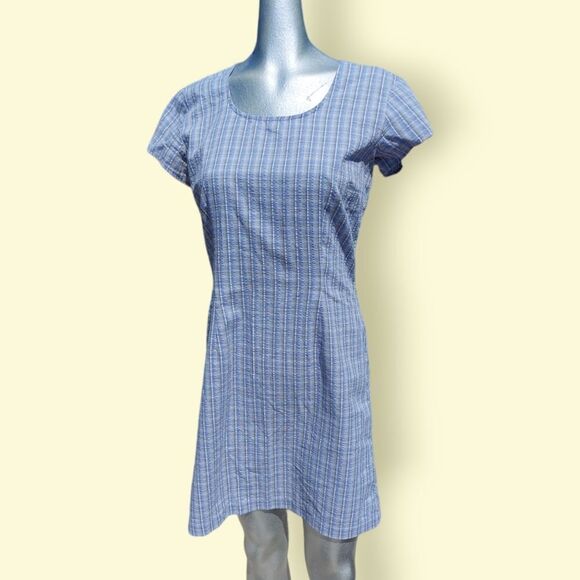 Patagonia Purple Plaid Mini Dress Size 6 - Picture 1 of 10